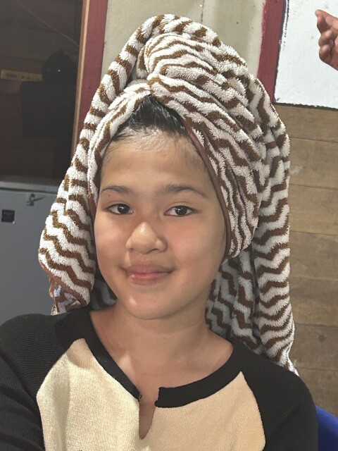 Kind uit een adoptie gezin in Loksado Kalimantan Selatan